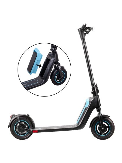 Elektrická koloběžka W-TEC SwapCharge 500W 10" s odnímatelnou baterií (Barva bílá)