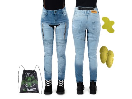 Dámské moto jeansy W-TEC Grandea EVO