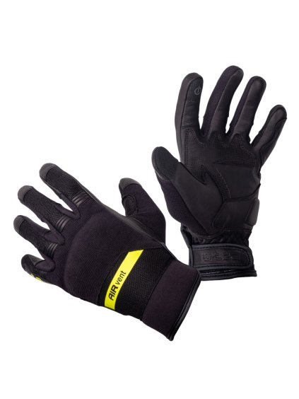 Moto rukavice W-TEC Binetto (Barva černá-fluo, Velikost XS)