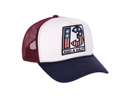 13 1/2 Americana trucker cap blue