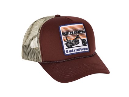 13 1/2 Keep On Chopping trucker cap brown/khaki