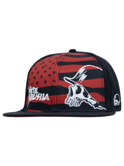 Kšiltovka  METAL MULISHA D-DAY RED FLEX HAT