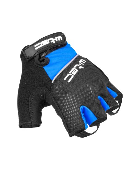 Cyklo rukavice W-TEC Bravoj (Barva modro-černá, Velikost XS)