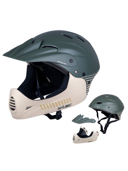 Downhill přilba W-TEC Campanero Coast Forest (Velikost S (48-54))