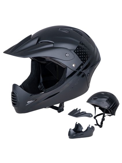 Downhill přilba W-TEC Campanero US Flag (Velikost S (48-54))