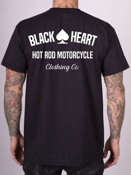 triko black heart HOT ROD MOTORCYCLE 1