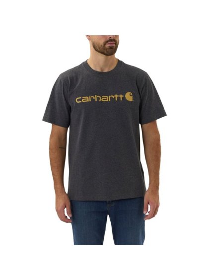 Tričko CARHARTT Carhartt Core Logo t-shirt carbon heather