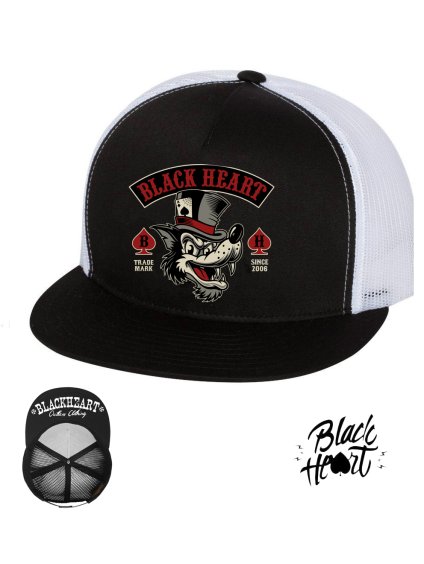 kšiltovka black heart hot rod