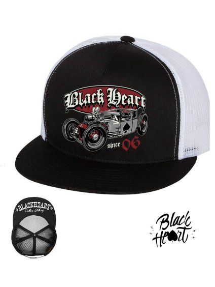 kšiltovka black heart hot rod chopper clothing