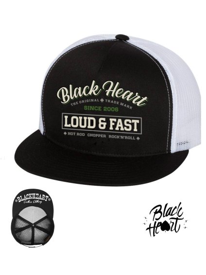 kšiltovka black heart hot rod chopper clothing1