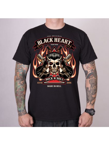 Triko BLACK HEART HILLBILLY BOY 1
