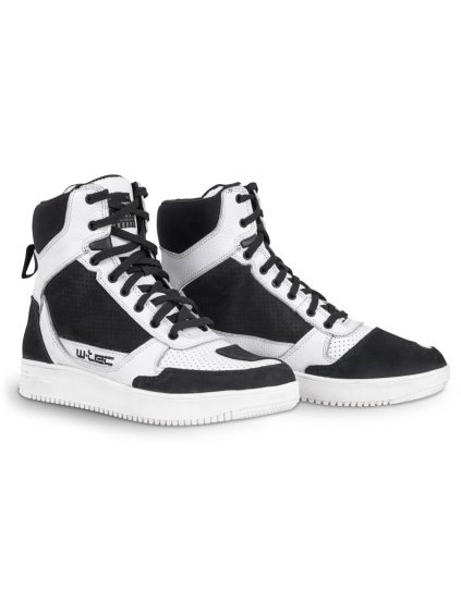 Moto boty W-TEC Bastige (Barva černo-bílá, Velikost 36)