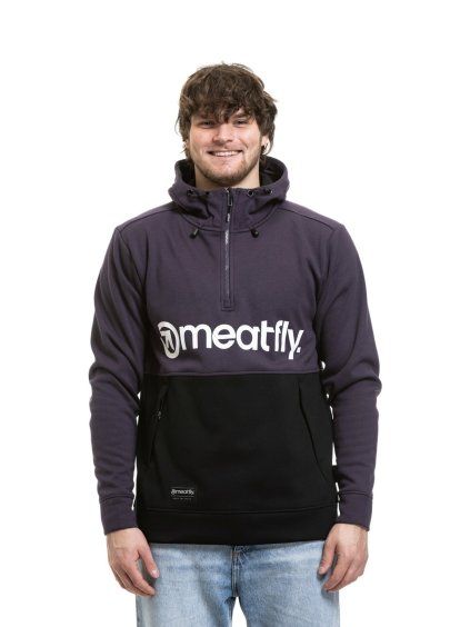 Meatfly pánská technická mikina Tason Purple
