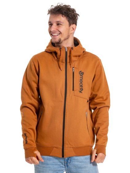 Meatfly pánská technická mikina Lightyear Brown Sugar (Velikost S)