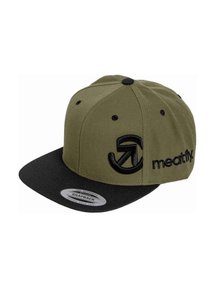 Meatfly kšiltovka Jacob Snapback Olive