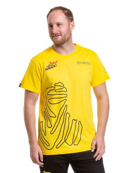 Meatfly pánské tričko Dakar Yellow