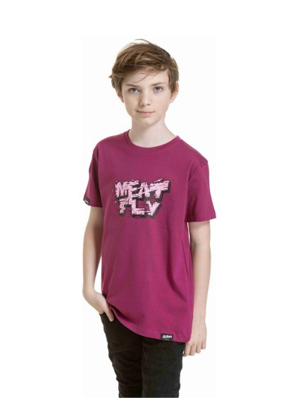 Meatfly dětské tričko Rock Magenta