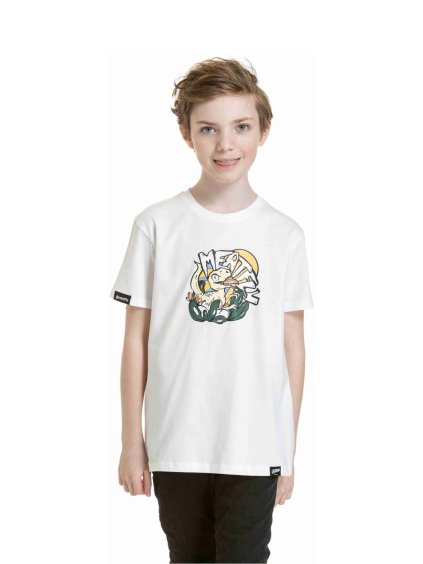 Meatfly dětské tričko Dino White (Velikost 146)