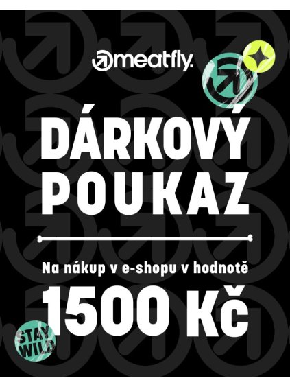 Meatfly dárkový Kupon 1500 Kč