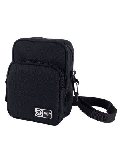 Meatfly pánská kabelka Hardy Black | Černá | Objem 1,5 L