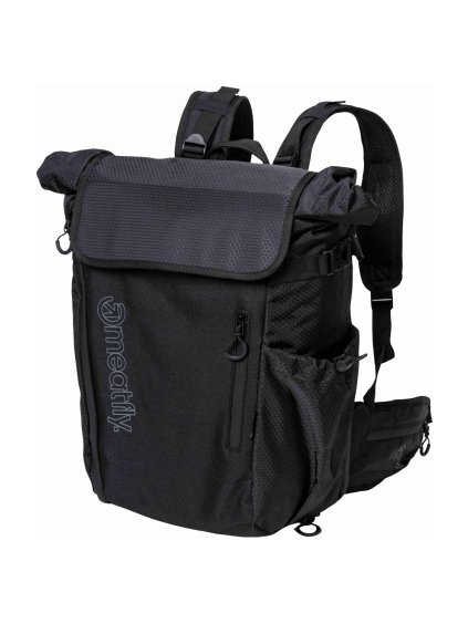 Meatfly batoh Thiago Black 28 L | Černá | Objem 28 L