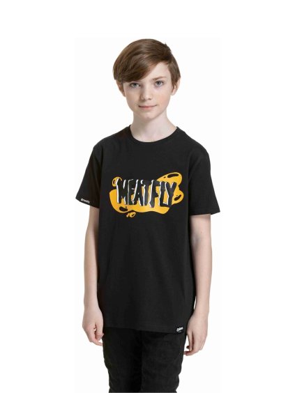 Meatfly dětské tričko Fleck Black (Velikost 146)