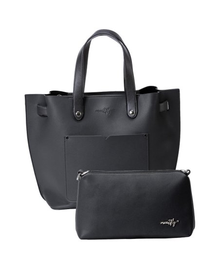 Meatfly kabelka Alma Black | Černá | Objem 13 L