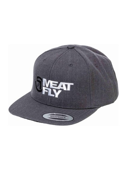 Meatfly kšiltovka Ness Snapback Dark Grey