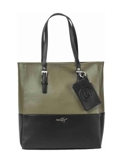 Meatfly kabelka Slima Olive | Zelená | Objem 12 L