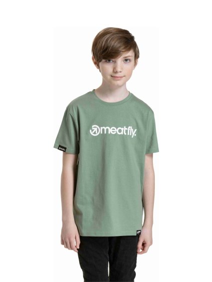 Meatfly dětské tričko Bart Olive (Velikost 146)