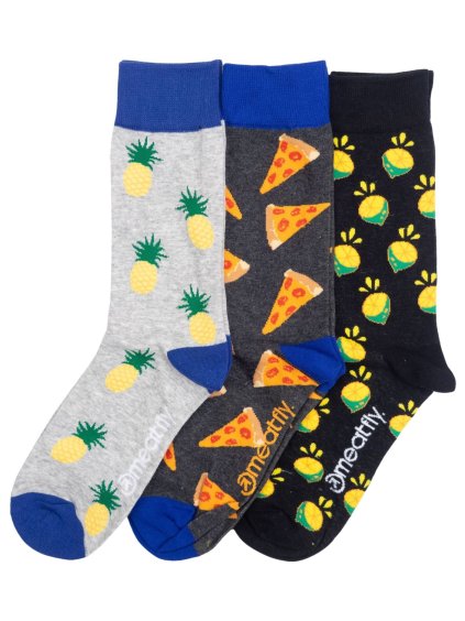 Meatfly ponožky Lexy Triple Pack Citrus