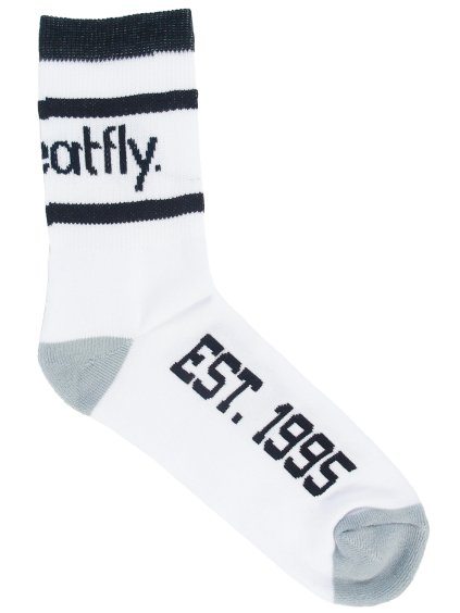 Meatfly ponožky Long White (Velikost S)