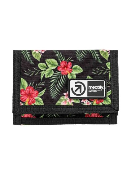 Meatfly peněženka Dewey Tropical Black