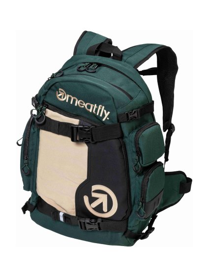 Meatfly batoh Wanderer Botanical 28 L | Zelená | Objem 28 L