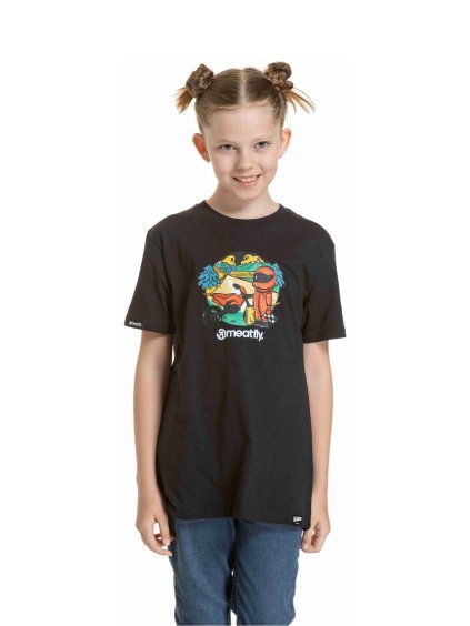 Meatfly dětské tričko Moto Black