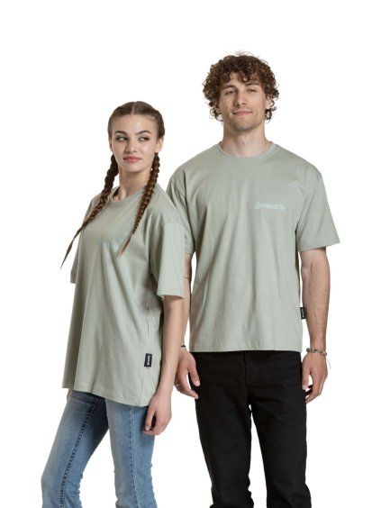 Meatfly unisex tričko Minimal Mossy Green
