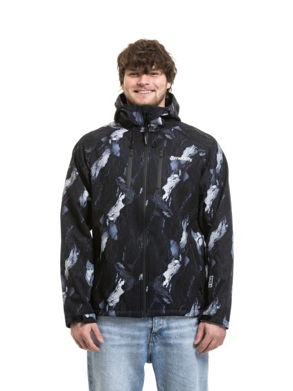 Meatfly pánská softshell bunda Rasmussen Deep Lake (Velikost S)