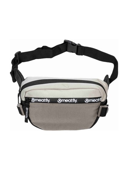 Meatfly ledvinka Dash Silver Mink | Šedá | Objem 4,8 L