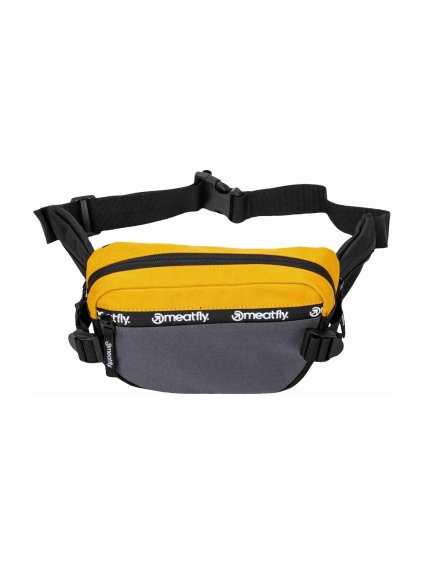 Meatfly ledvinka Dash Dark Grey / Gold | Šedá | Objem 4,8 L