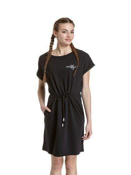 Meatfly dámské šaty Lottie Black