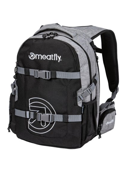 Meatfly batoh Ramble Grey Heather / Black 26 L | Černá | Objem 26 L