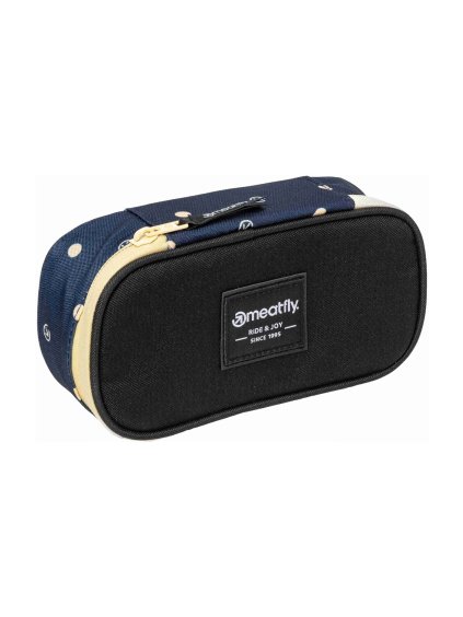 Meatfly pouzdro Pencil Case Yellow Dots