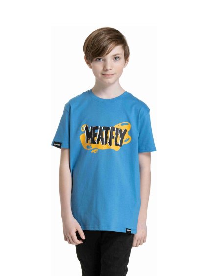 Meatfly dětské tričko Fleck Blue (Velikost 146)