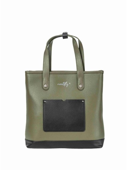 Meatfly kabelka / batoh Kerry Olive | Zelená | Objem 7 L