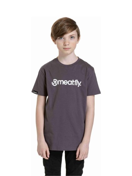 Meatfly dětské tričko Bart Mystic Grey (Velikost 134)