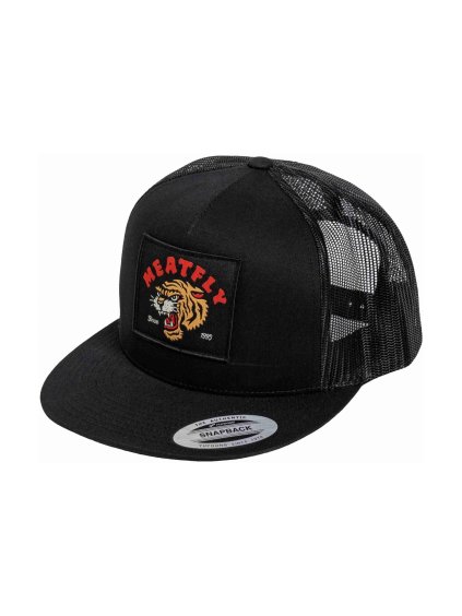 Meatfly kšiltovka Thunderbolt Trucker Tiger / Black