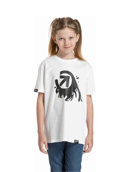 Meatfly dětské tričko Splash White (Velikost 146)