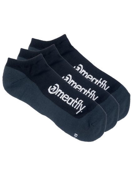 Meatfly ponožky Boot Triple pack Black
