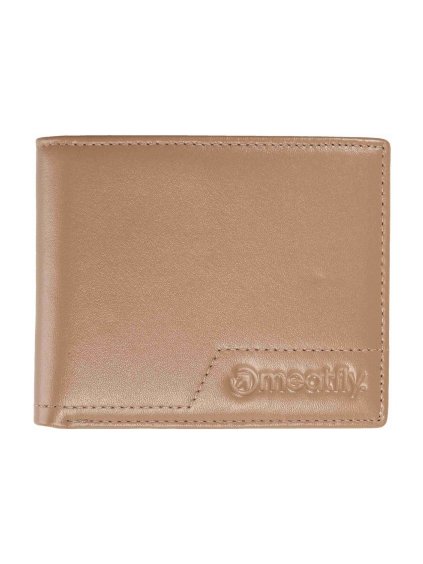 Meatfly kožená peněženka Eliot Premium Light Brown