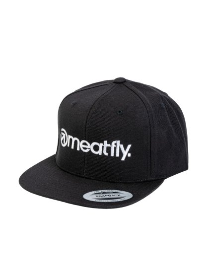 Meatfly kšiltovka Rens Snapback Black